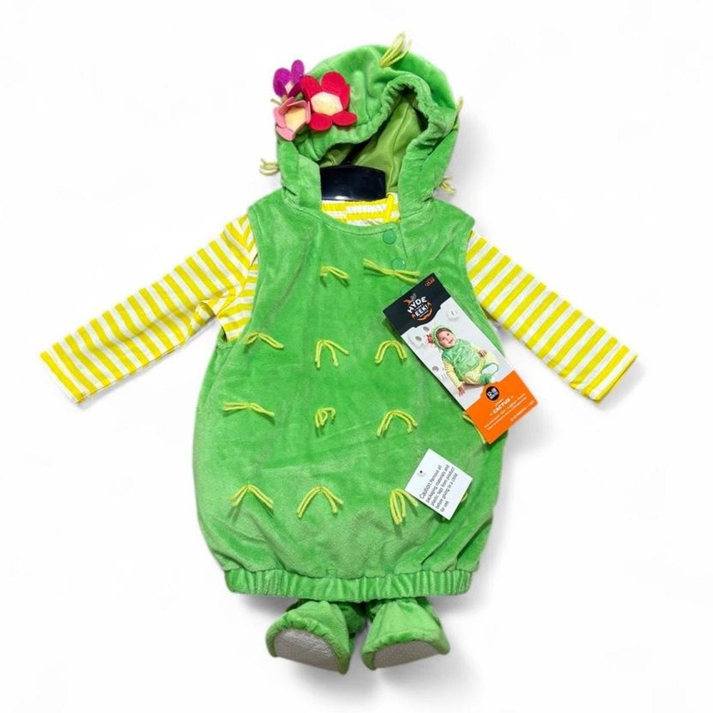 Cute Plush Cactus Baby Halloween Costume Cosplay Plant Lover 12-18M  Hyde & Eek
